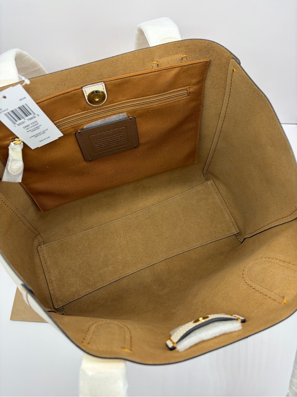 Coach Derby Tote Shoulder Bag - Picture 10 of 15